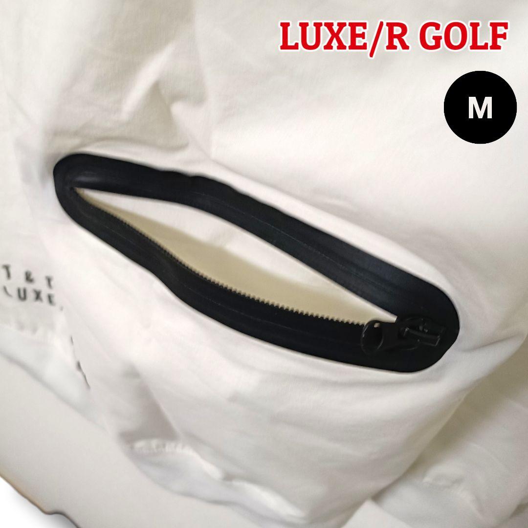 【存在感】LUXE/R GOLF プルオーバー M ホワイトメンズゴルフ