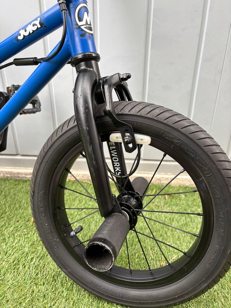 BMX モーテルワークス　JUICY 青　14インチ　子供　キッズ　ジュニア