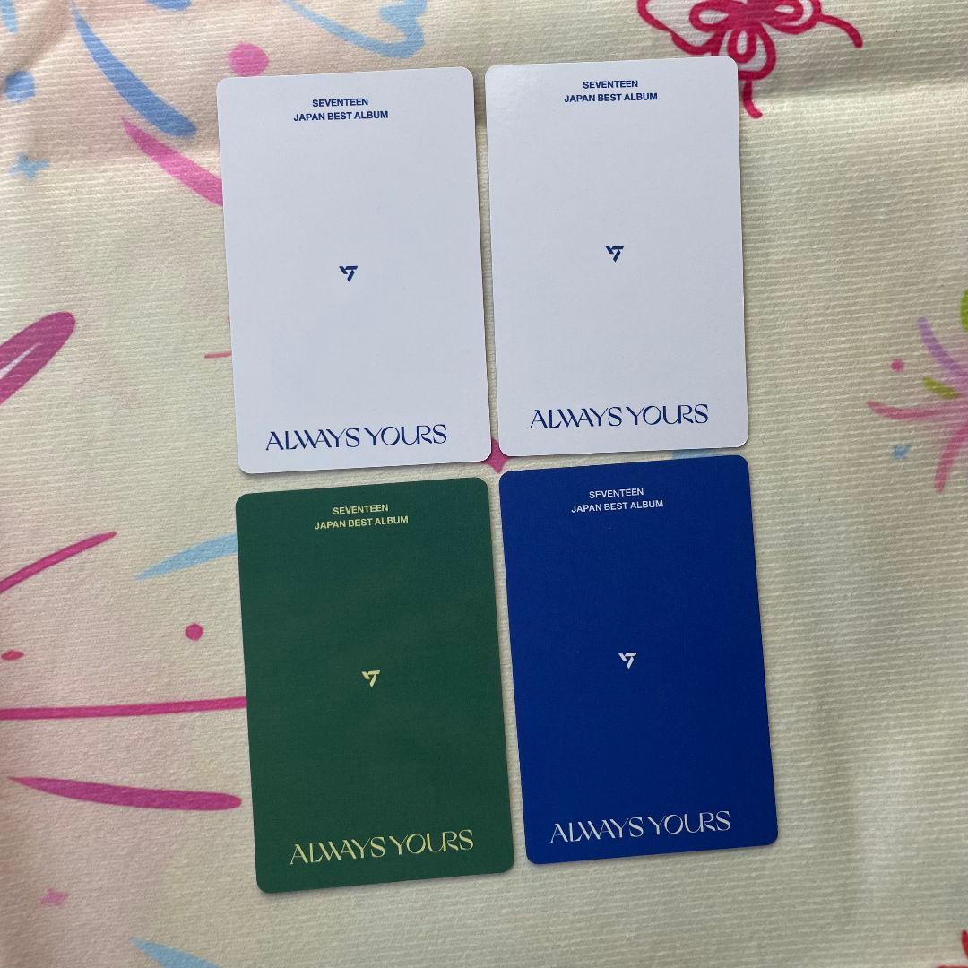 SEVENTEEN always yours 封入トレカ 4枚 ジョンハン特典