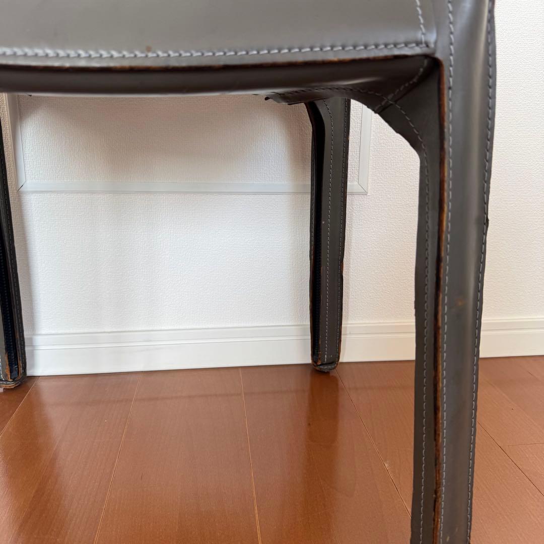cassina カッシーナ 412 本革 ダイニングチェア ①セット売り
