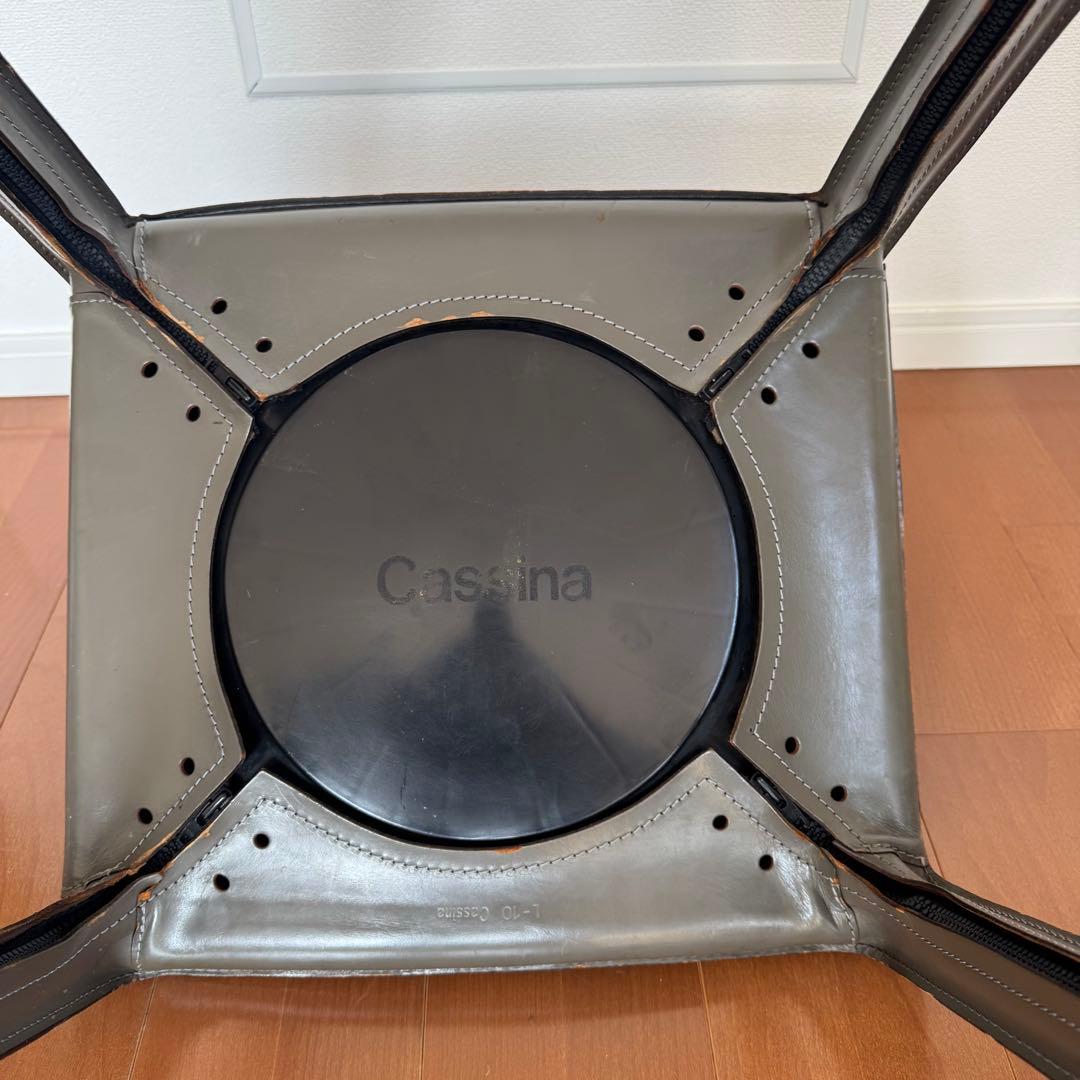 cassina カッシーナ 412 本革 ダイニングチェア ①セット売り