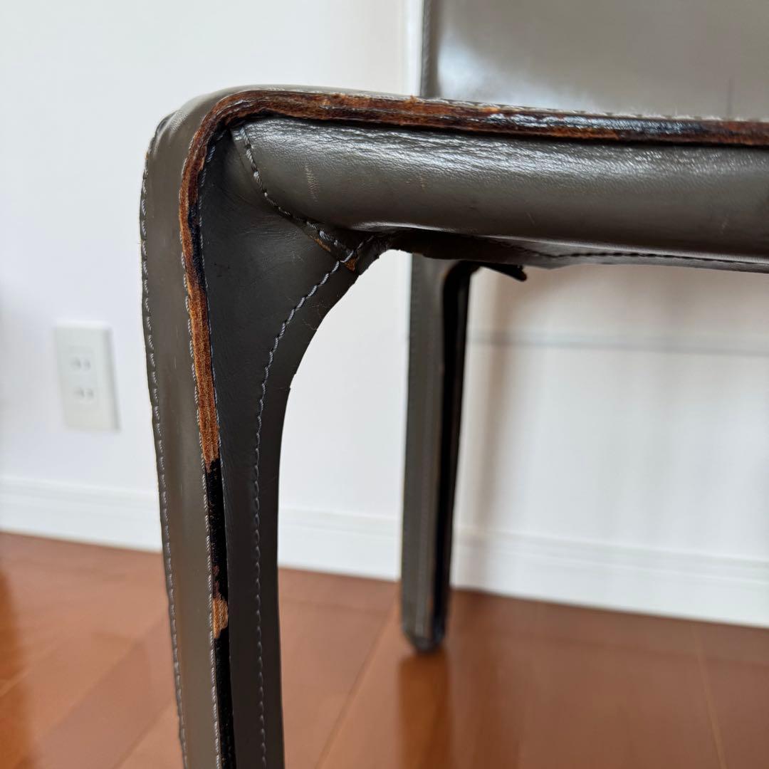 cassina カッシーナ 412 本革 ダイニングチェア ①セット売り