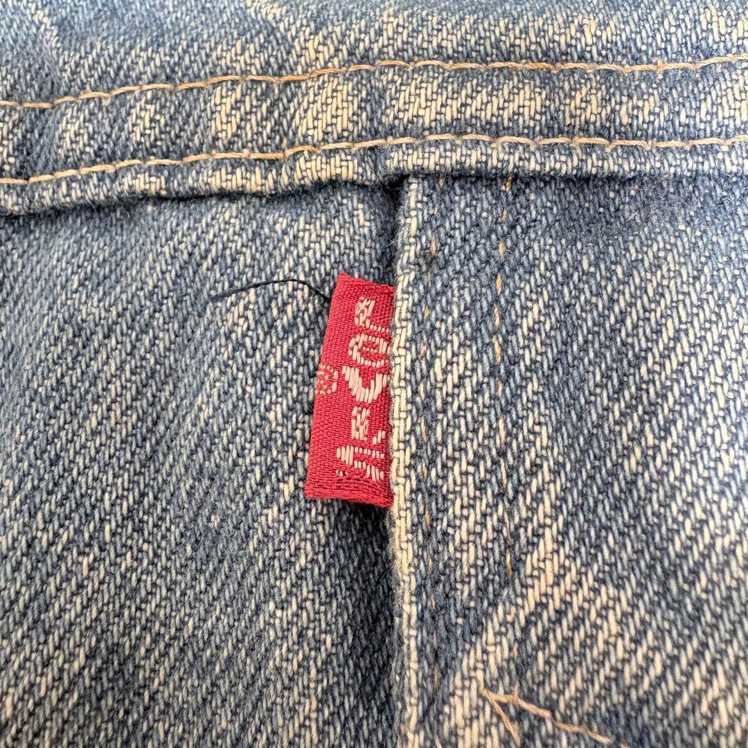 美品 70s 52刻印✨Levi's 均等V デニムボアジャケット ビッグサイズ