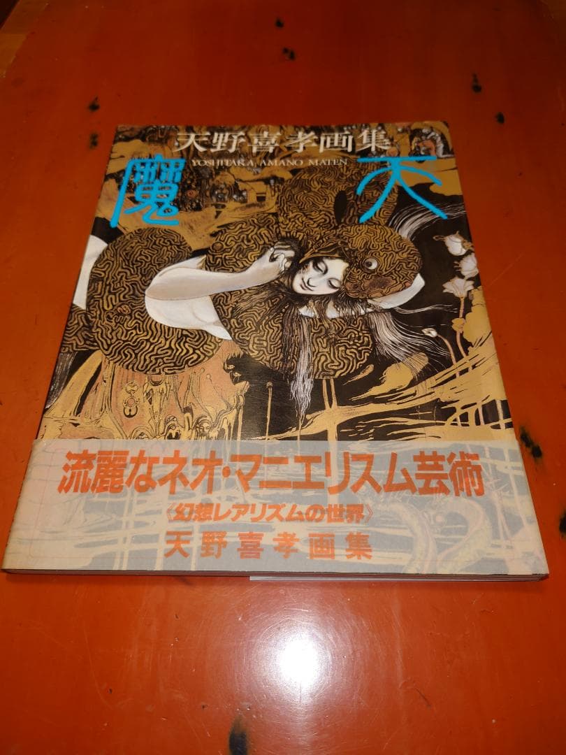 天野 喜孝 飛天 魔天 画集 2冊セット　帯あり　初版