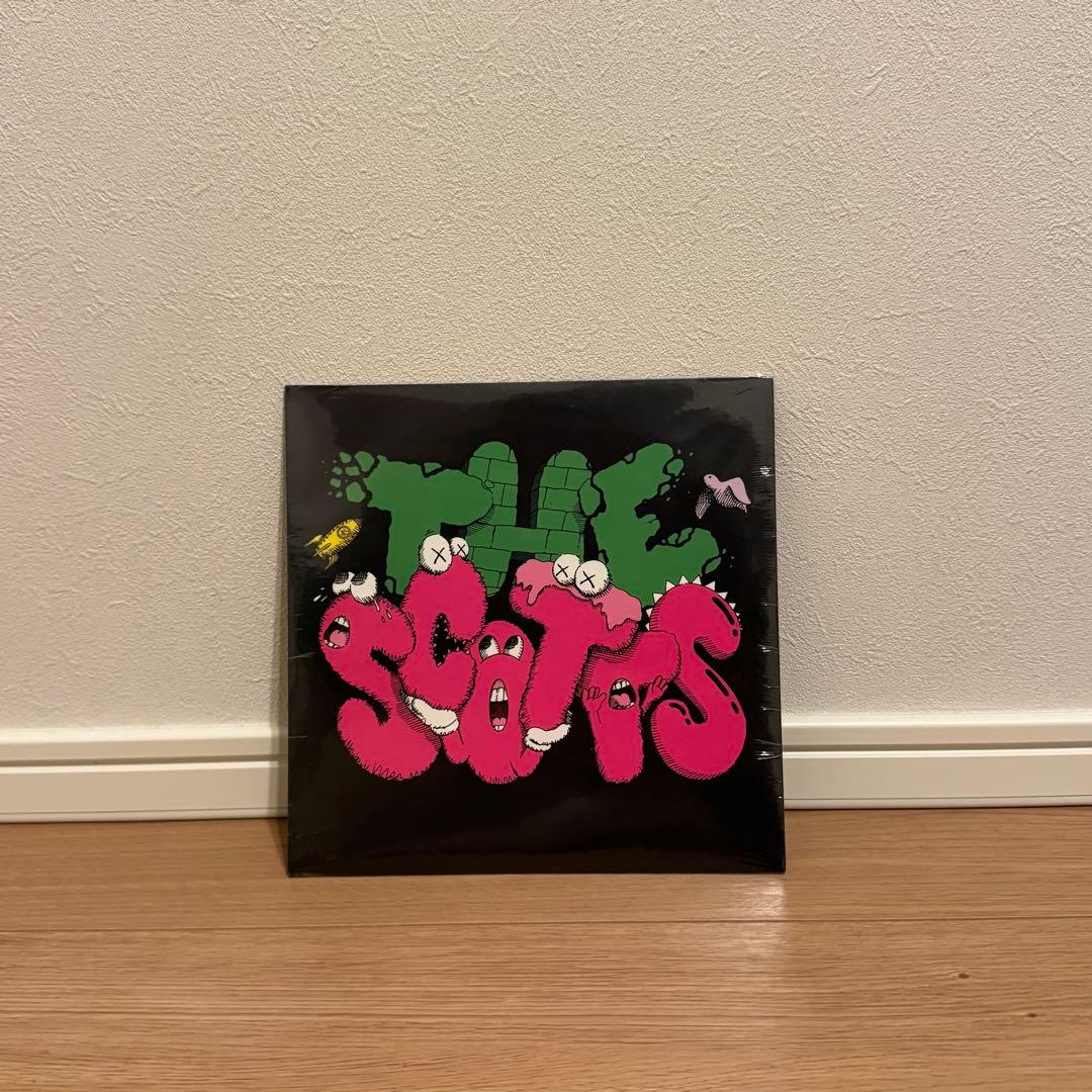 入手困難　travis sccott kaws レコード　cd インテリア