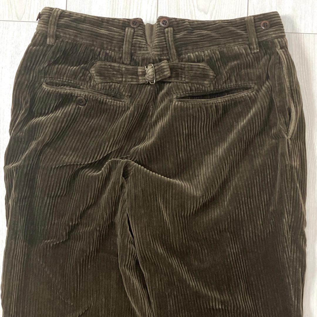 ネストローブコンフェクト　ベロア　コーデュロイパンツ　シンチバック　コモリ