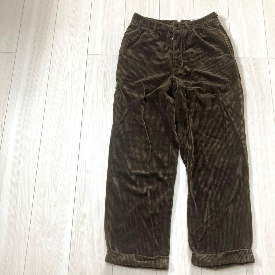 ネストローブコンフェクト　ベロア　コーデュロイパンツ　シンチバック　コモリ