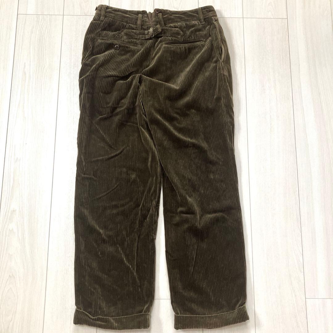 ネストローブコンフェクト　ベロア　コーデュロイパンツ　シンチバック　コモリ
