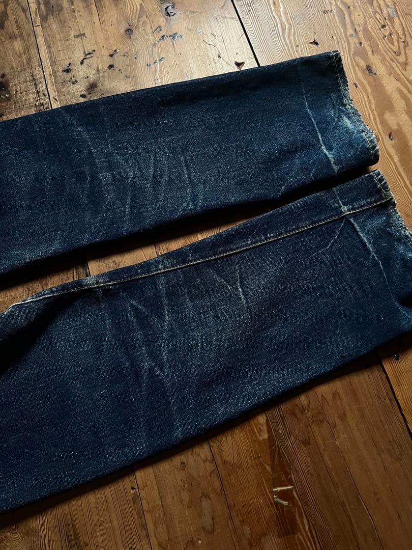 ナ*ト様 60s levi's 501 BIGE ビッグE 濃紺　鬼ヒゲ　ハチノ