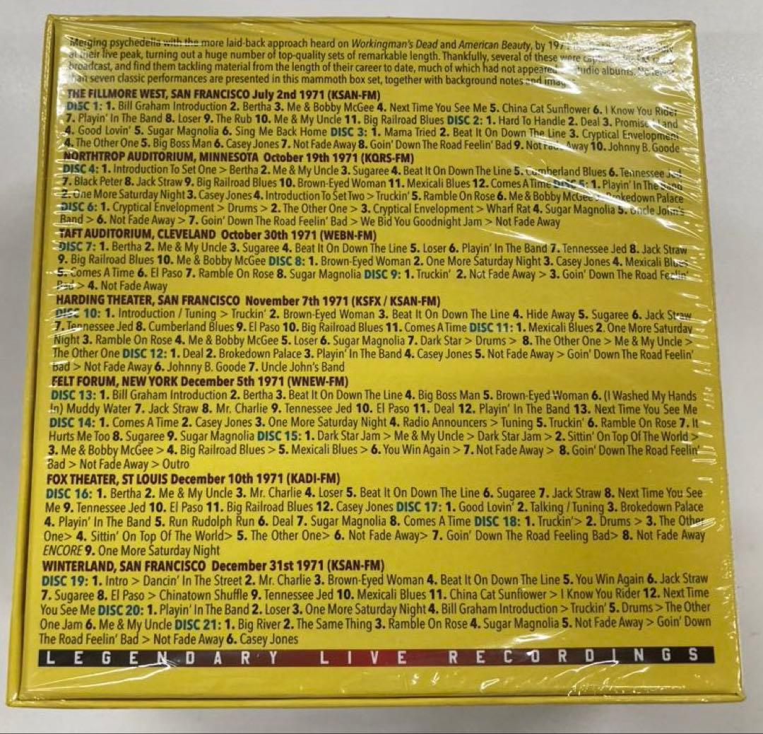 洋楽 GRATEFUL DEAD '71 DEAD 21CD BOX