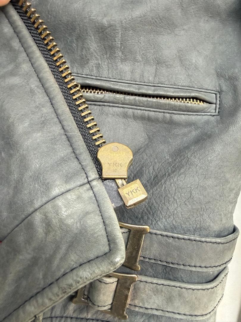ポールスミス　トライアンフ　ライダースジャケット　牛革　Paul Smith