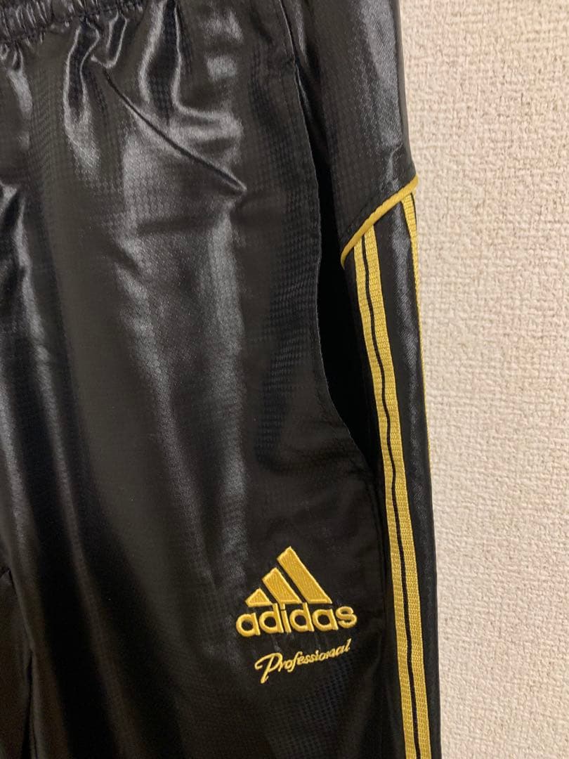 【美品】adidas Professional 上下セット ブラック×ゴールド