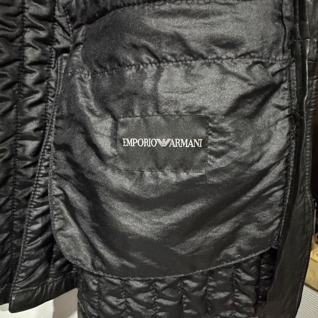 EMPORIO ARMANI レザージャケット　USED