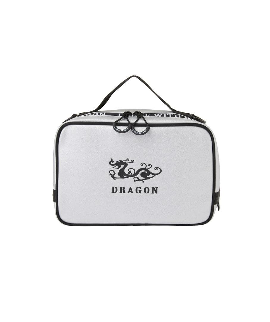 新品☆ダンスウィズドラゴン スパークルレザーマルチポーチ☆カートバック☆シルバー