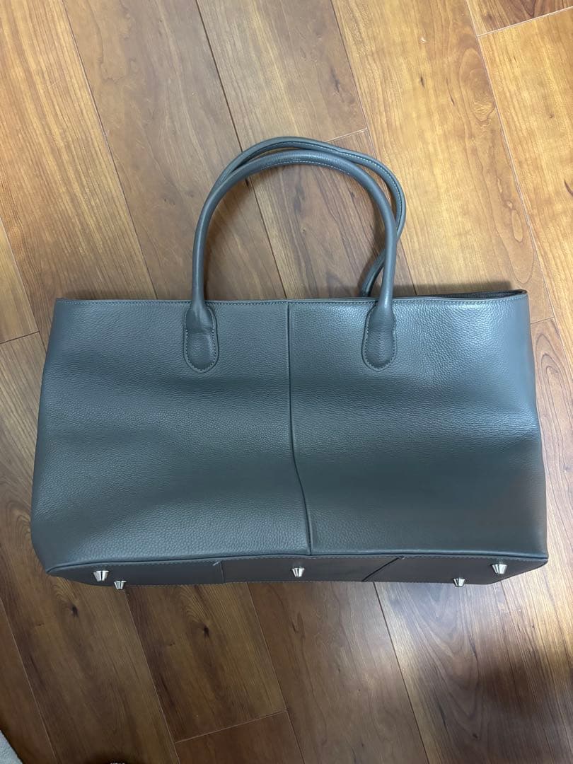 グレー トートバッグ