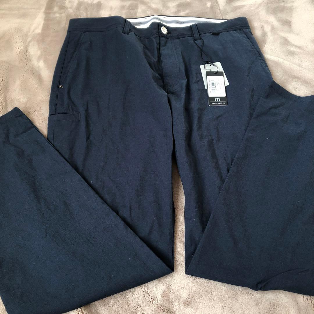TravisMathew/トラビスマシュー ゴルフパンツ【ネイビー/XL】新品！