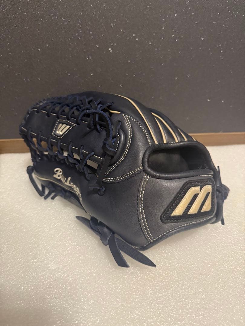 ★美品★ ミズノ イチローモデル プラチナラベル 一般軟式 外野手用 革質◎