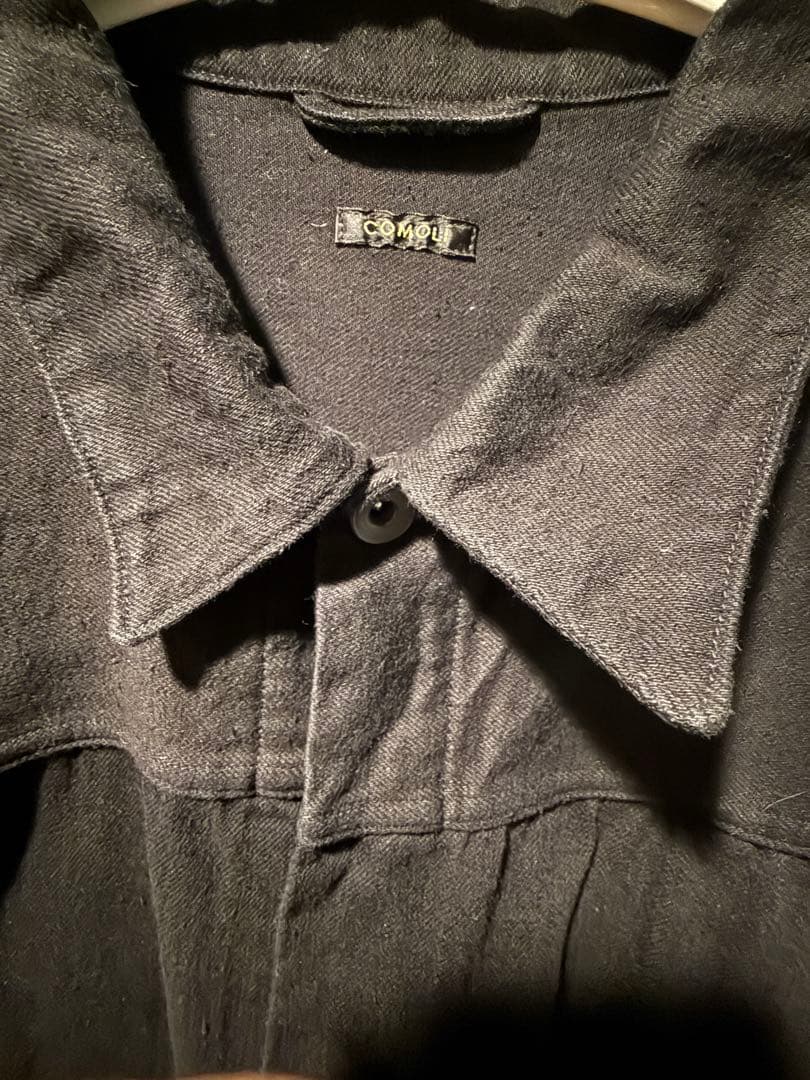 25ss COMOLI デニムジャケット ブラック サイズ4