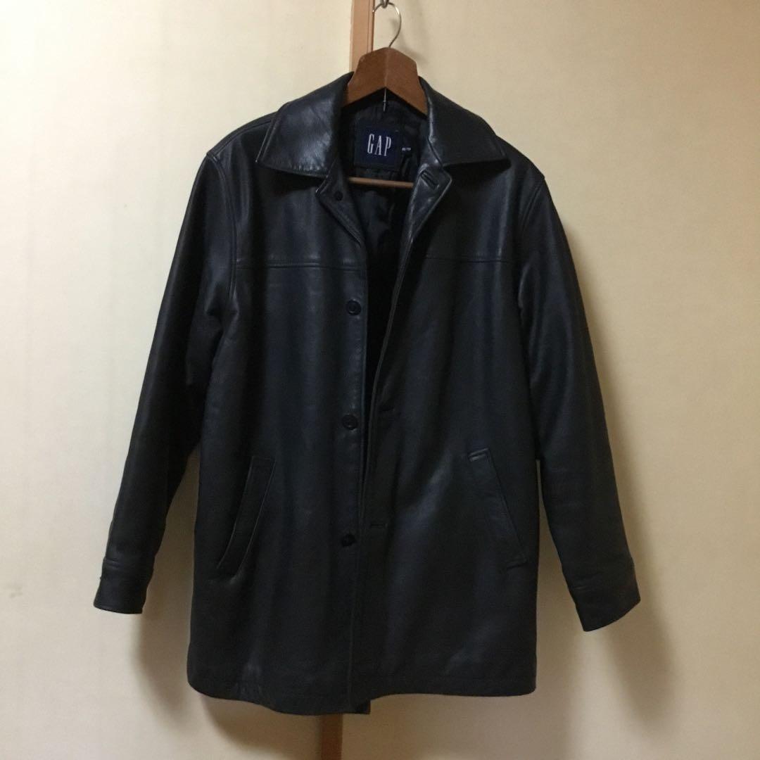 古いGAPのハーフコート　牛革