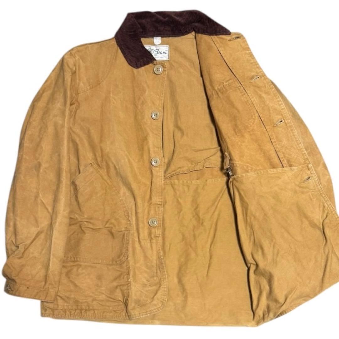 L.L.Bean 60s 70s 筆記体タグ ハンティングジャケット 襟コーズ