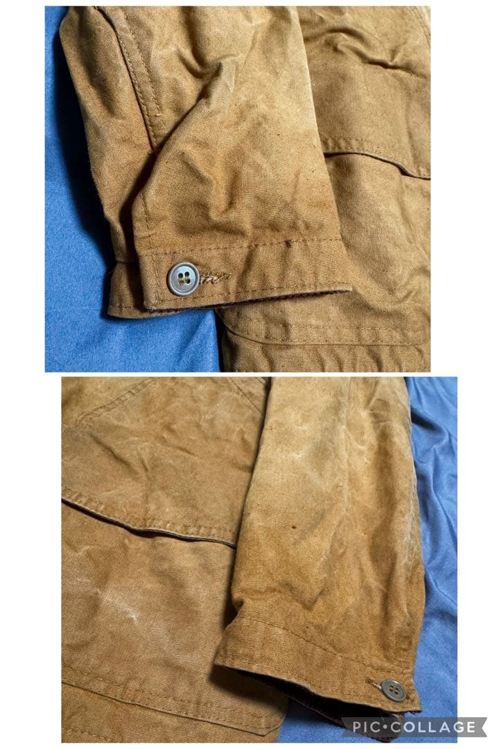 L.L.Bean 60s 70s 筆記体タグ ハンティングジャケット 襟コーズ