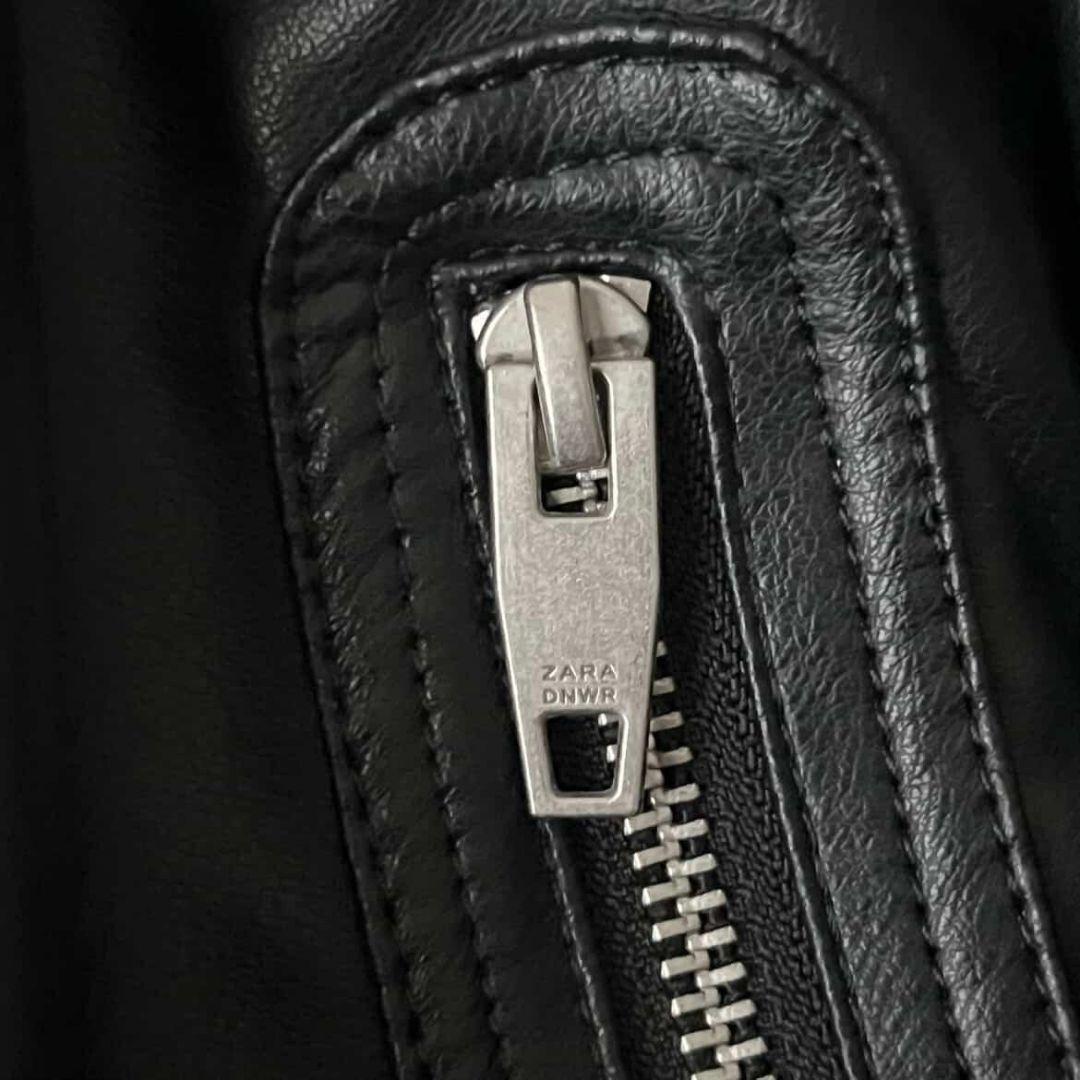 ✨️完売品✨️希少XLサイズ ZARA シングルライダースジャケット バイカー