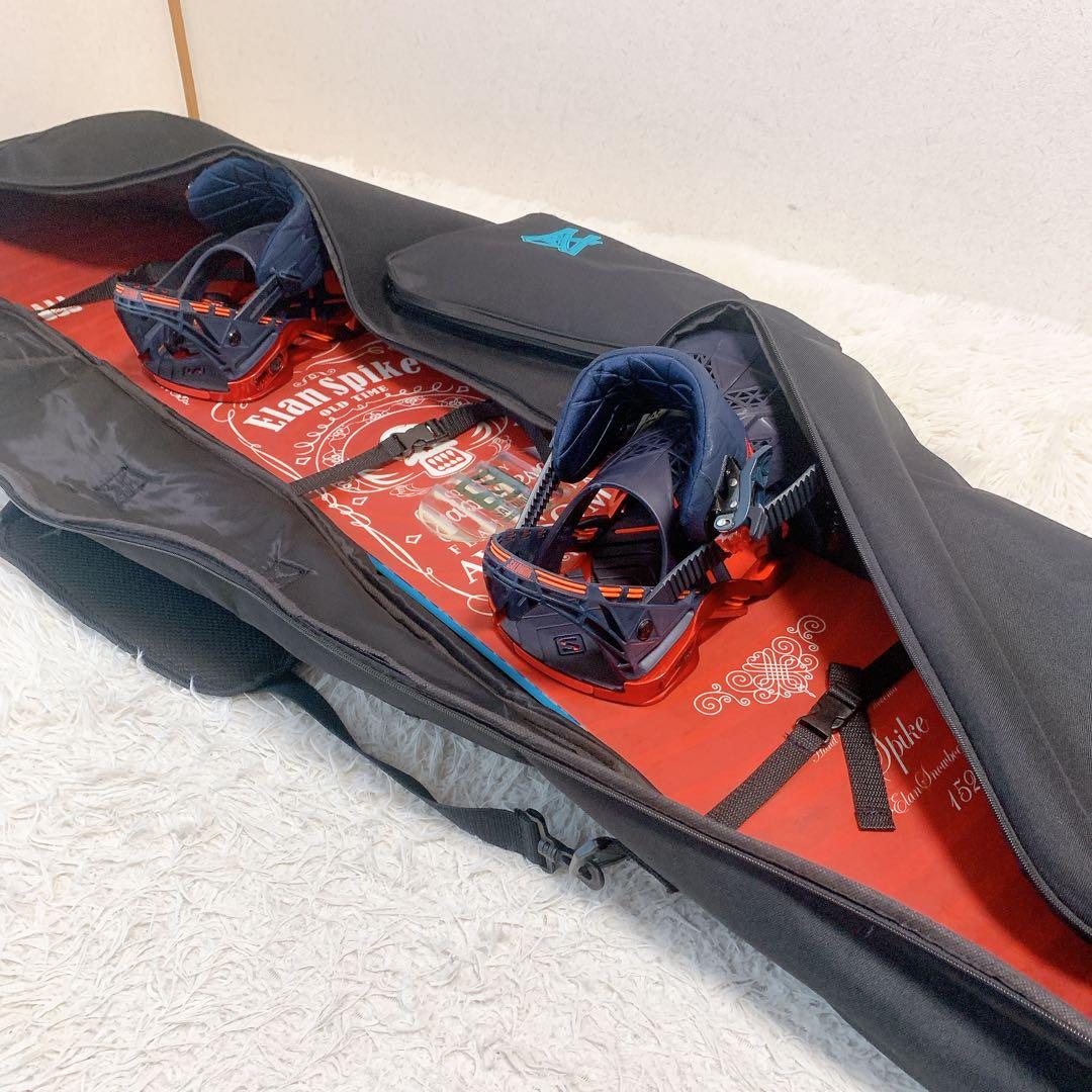 Elan Spike 152 サロモン シャドー M スノーボード３点セット