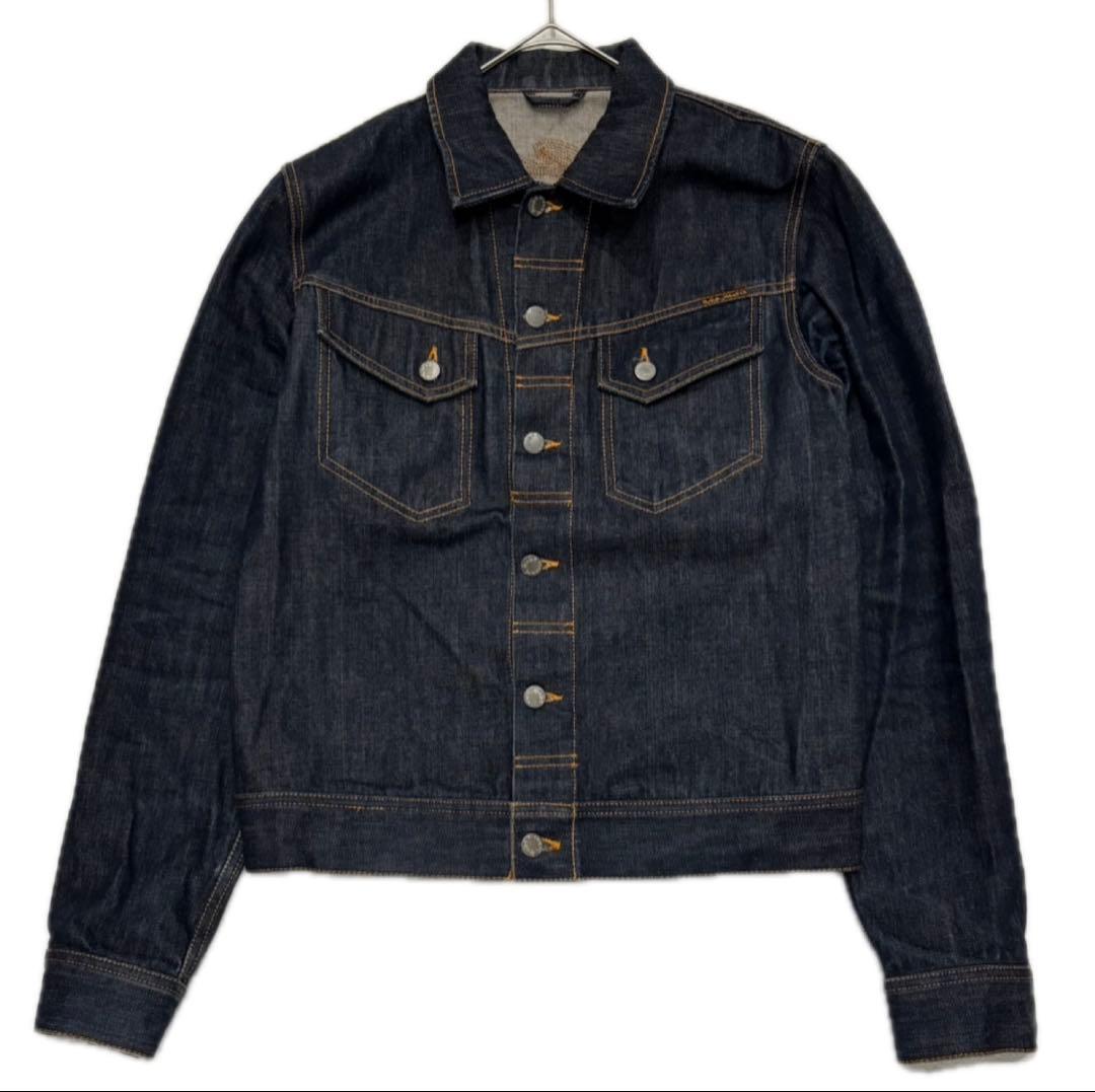 nudie jeans 美品 濃紺 CONNY デニムジャケット gジャン