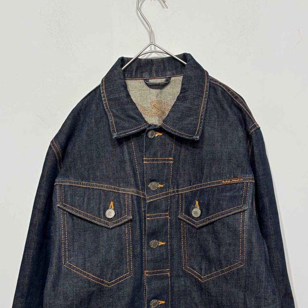 nudie jeans 美品 濃紺 CONNY デニムジャケット gジャン