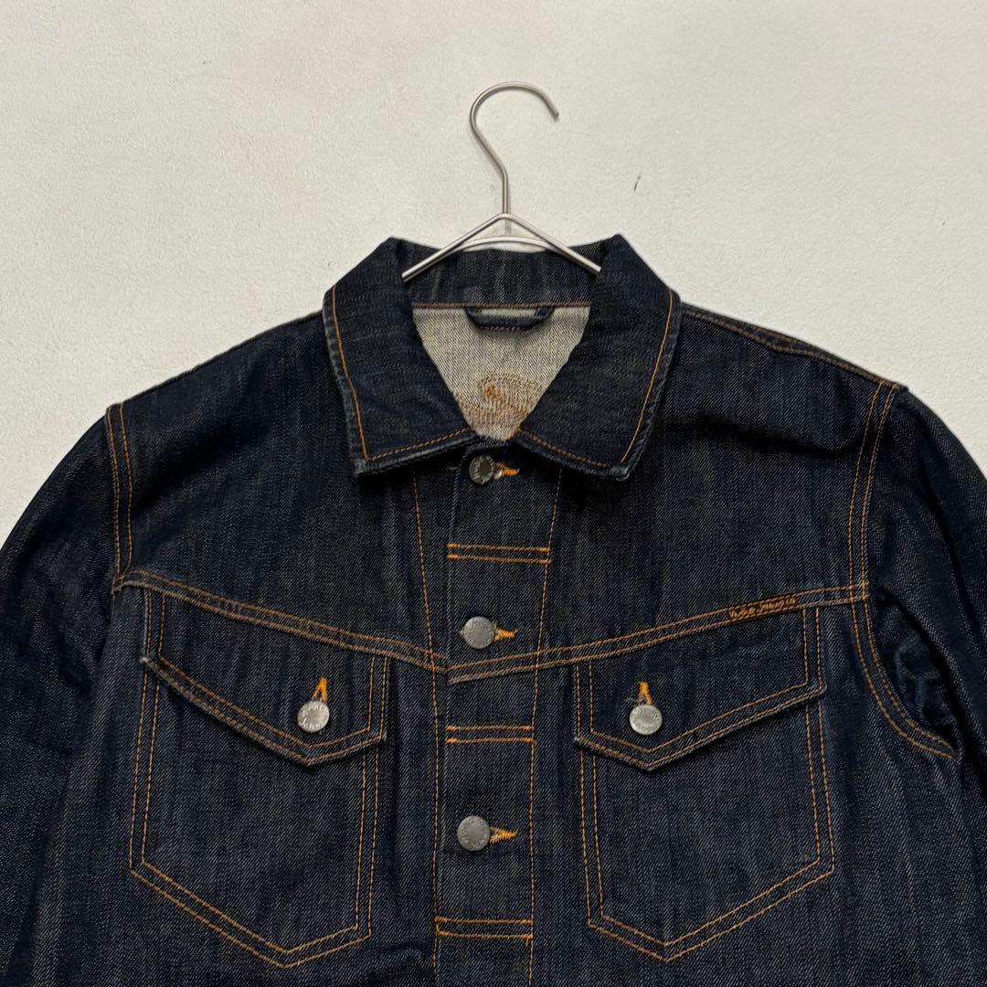 nudie jeans 美品 濃紺 CONNY デニムジャケット gジャン