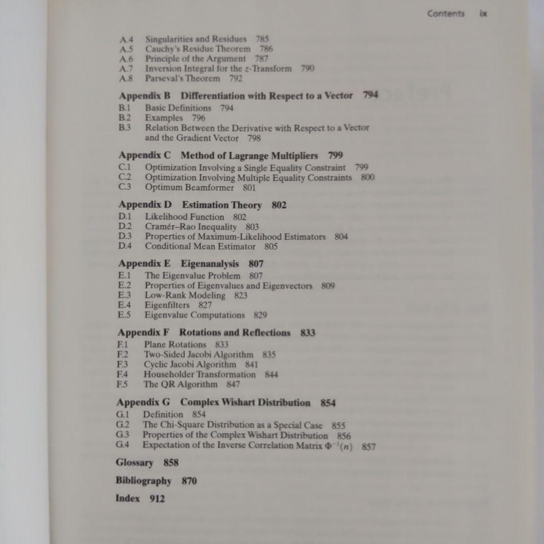 洋書 Adaptive Filter Theory fourth edition