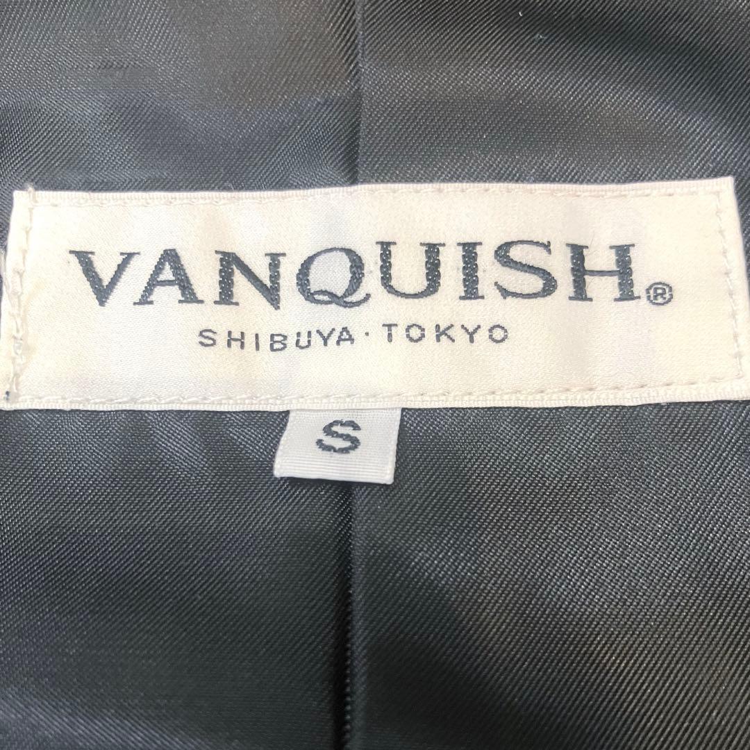 ⭐️VANQUISHスエードライダースブルゾンラムレザー　黒