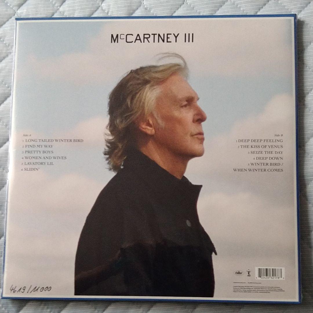 Paul mccartney/Ⅲ限定ホワイトwax