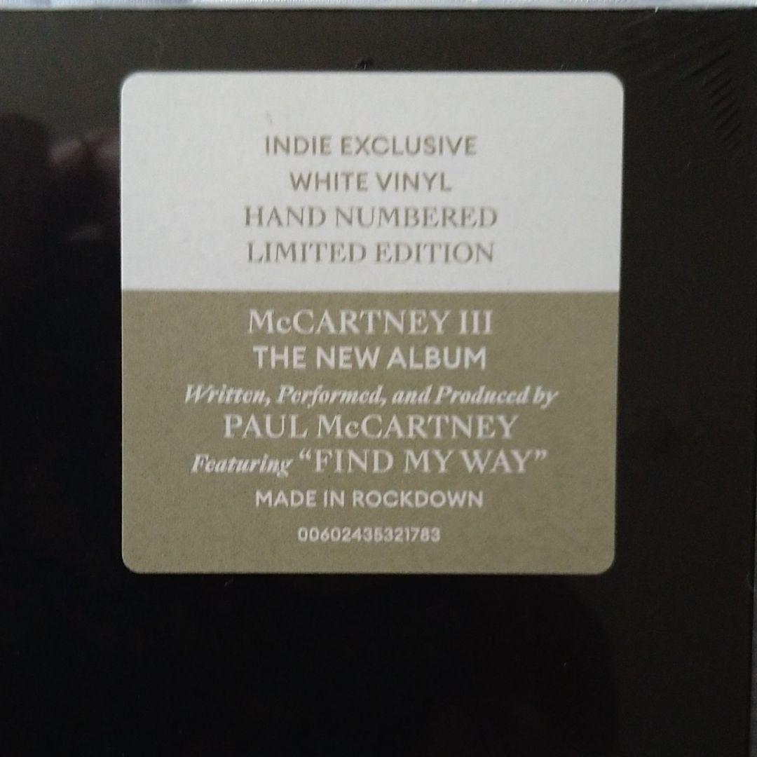 Paul mccartney/Ⅲ限定ホワイトwax