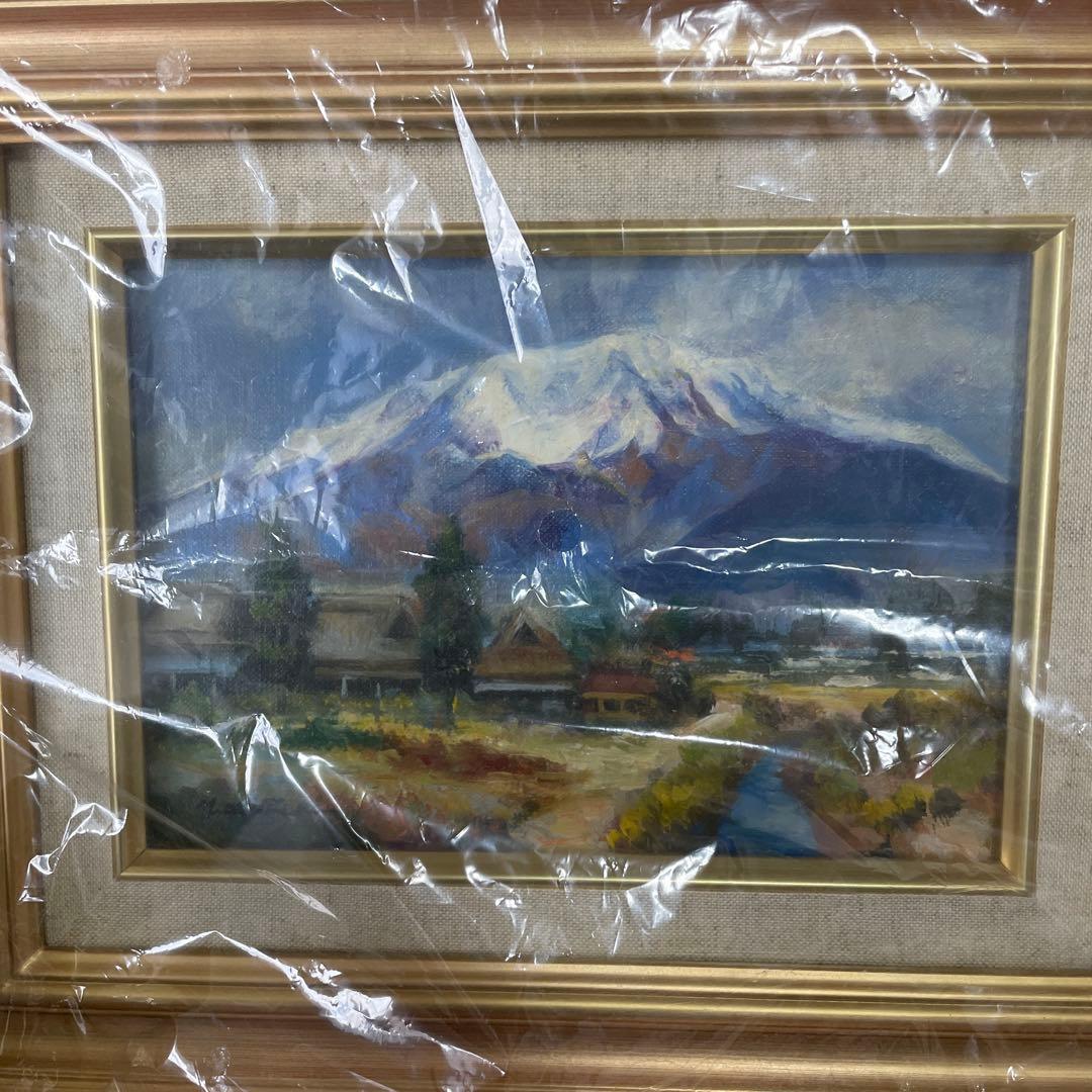 「伊吹山」絵画m.okutani奥谷全弘 油絵 風景画 コレクション インテリア