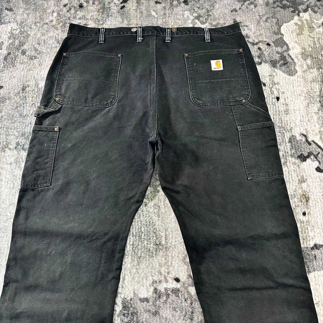 Carhartt ダブルニー ビックシルエット ブラック 極上フェード 一点物