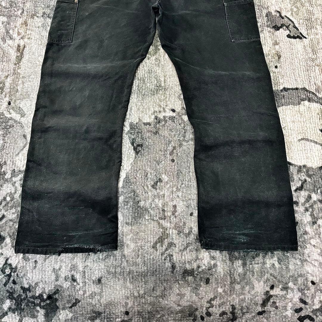 Carhartt ダブルニー ビックシルエット ブラック 極上フェード 一点物