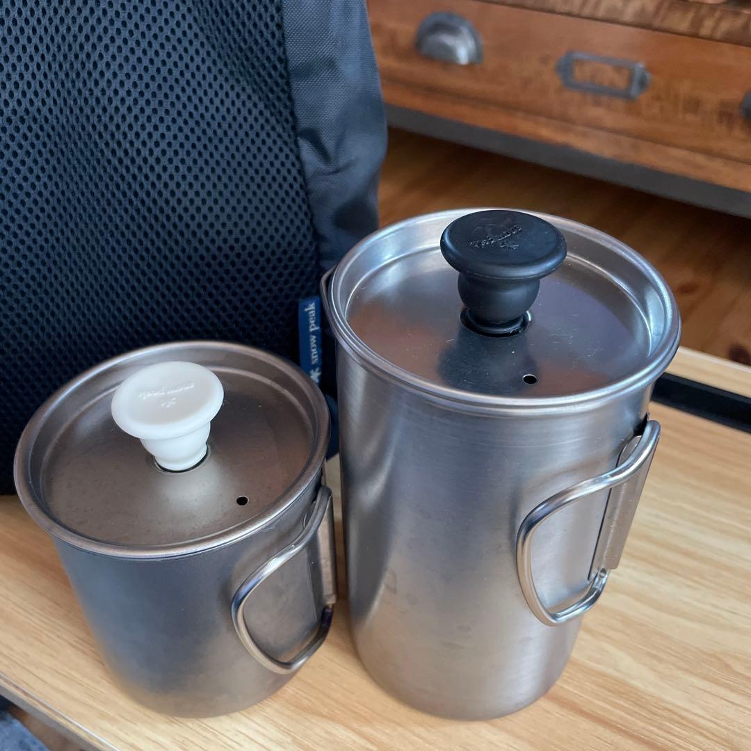 スノーピーク　チタンカフェラテセット3カップ