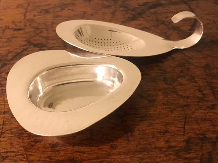 ■ ビンテージSIGGシグ   Silver Plated ティーストレーナー