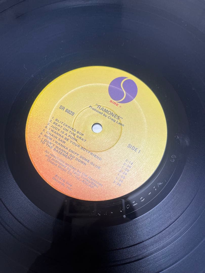 RAMONES レコード (US初期プレス)
