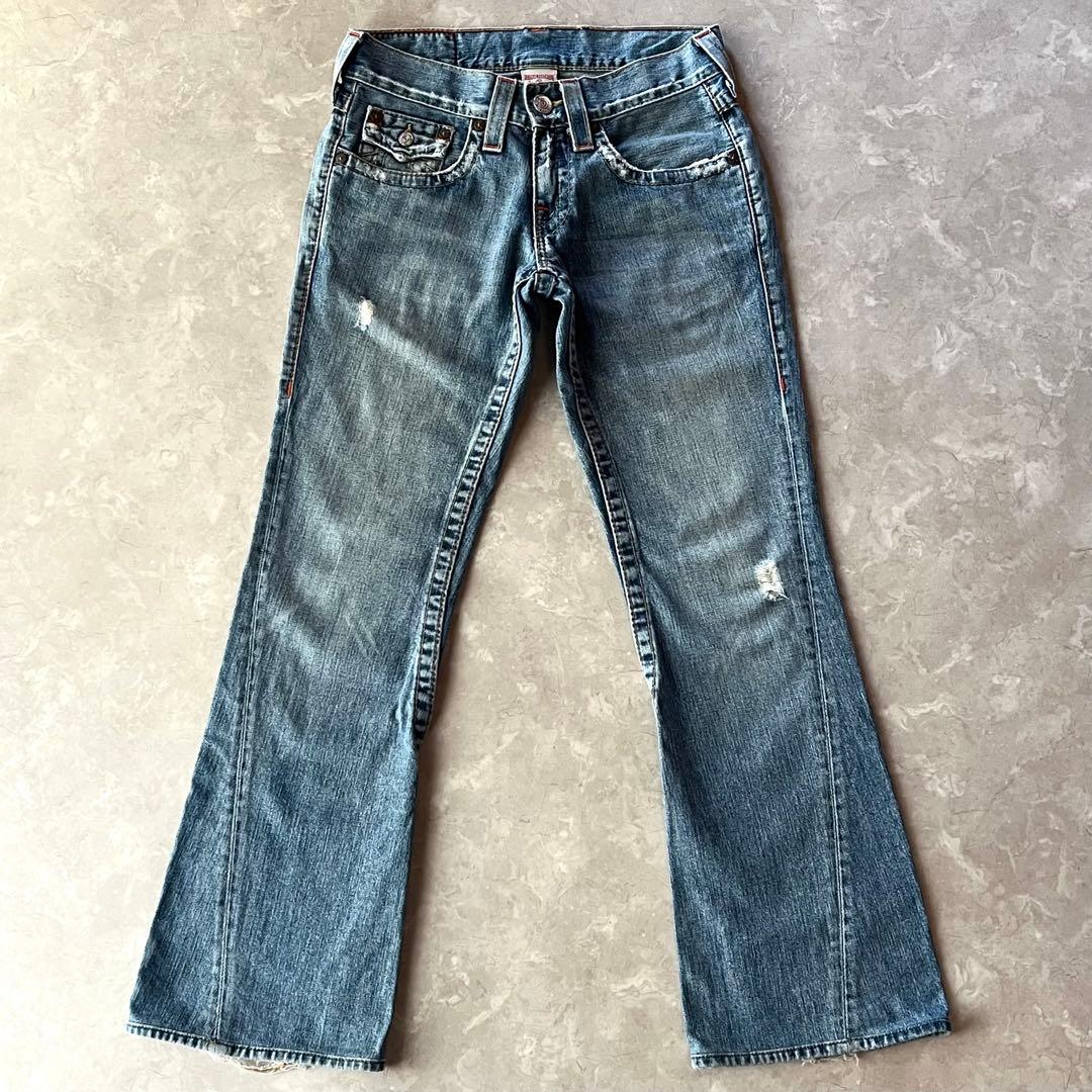 True Religion ／90s JOEY W28 フレア USA製 Y2K