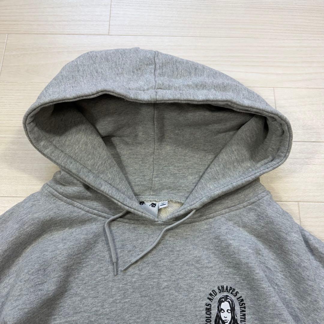 極美品 X-girl ARCH & FACE LOGO スウェット パーカー L