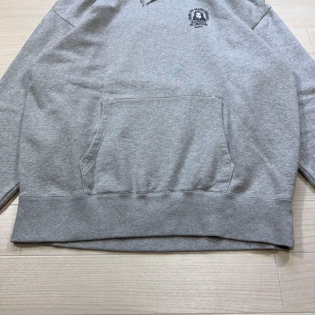 極美品 X-girl ARCH & FACE LOGO スウェット パーカー L