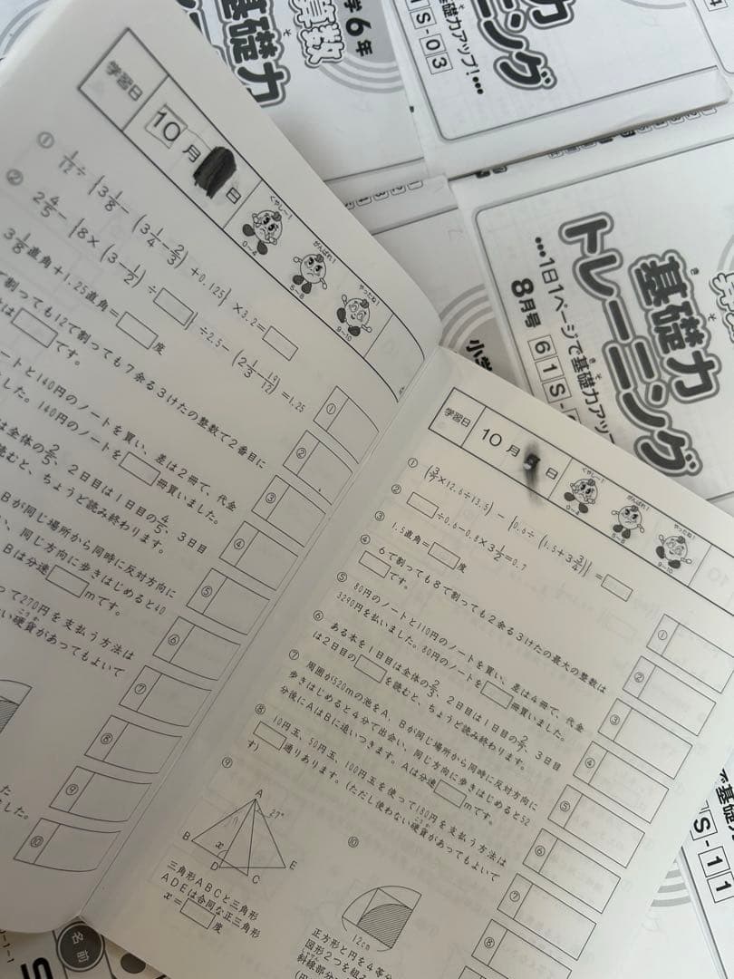 6年　SAPIX 基礎力トレーニング 2025年度版 12冊　基礎トレ