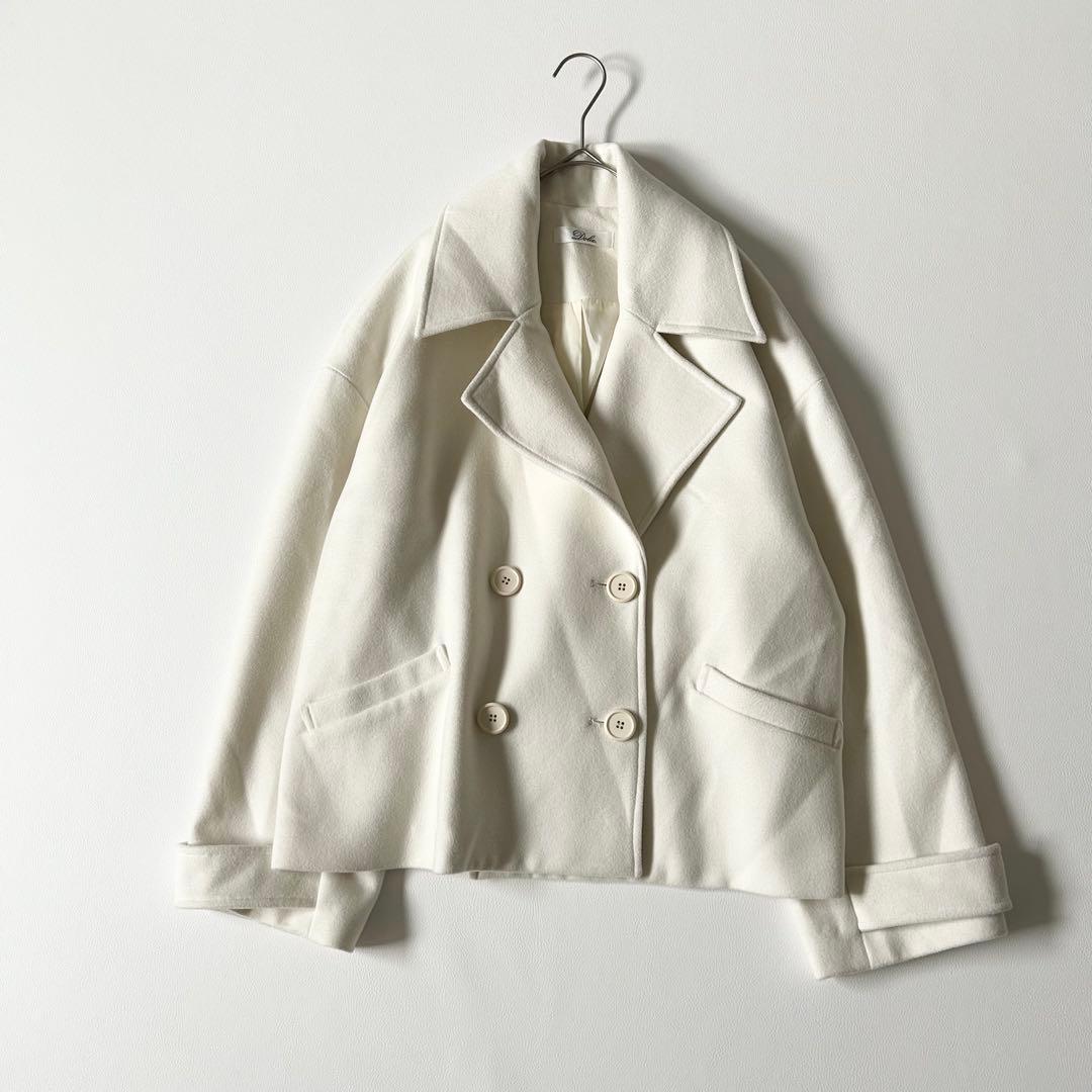 3122y美品 メゾンドドルチェ ショートコート 堀田茜さん着用