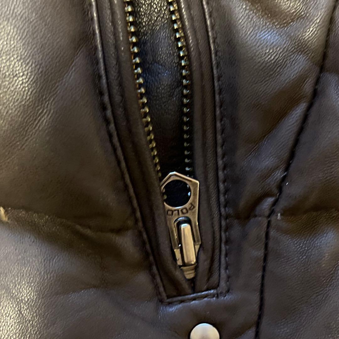 Polo by Ralph Lauren レザー リバーシブル ベスト ブラウン
