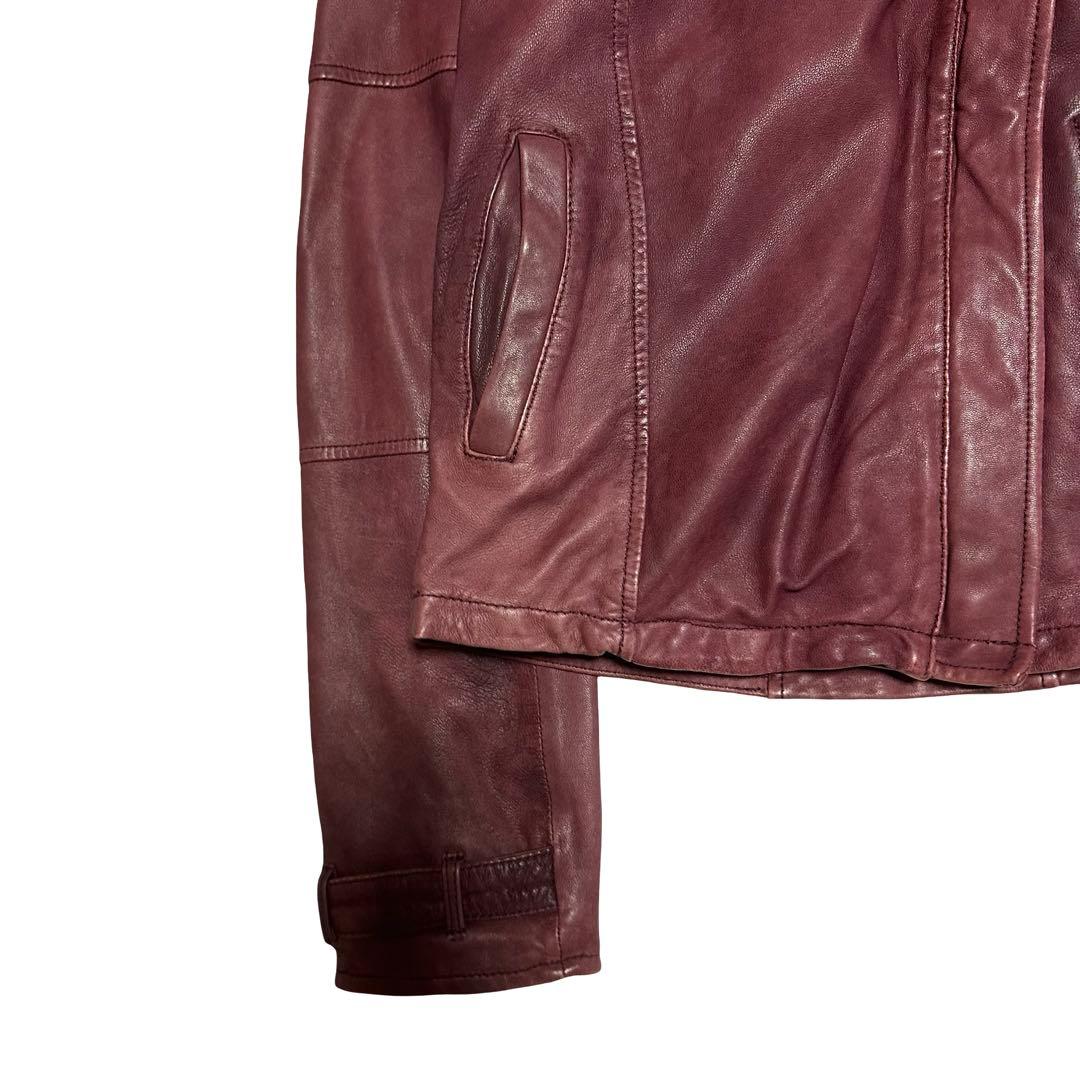 AVIREX leather hoodie レザー パーカー サイズL