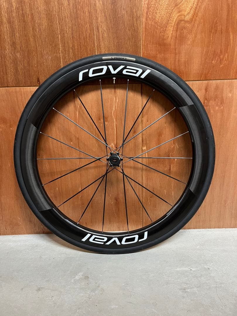 ROVAL RAPIDE CLX3 カーボンスポークホイール フロント 白ロゴ