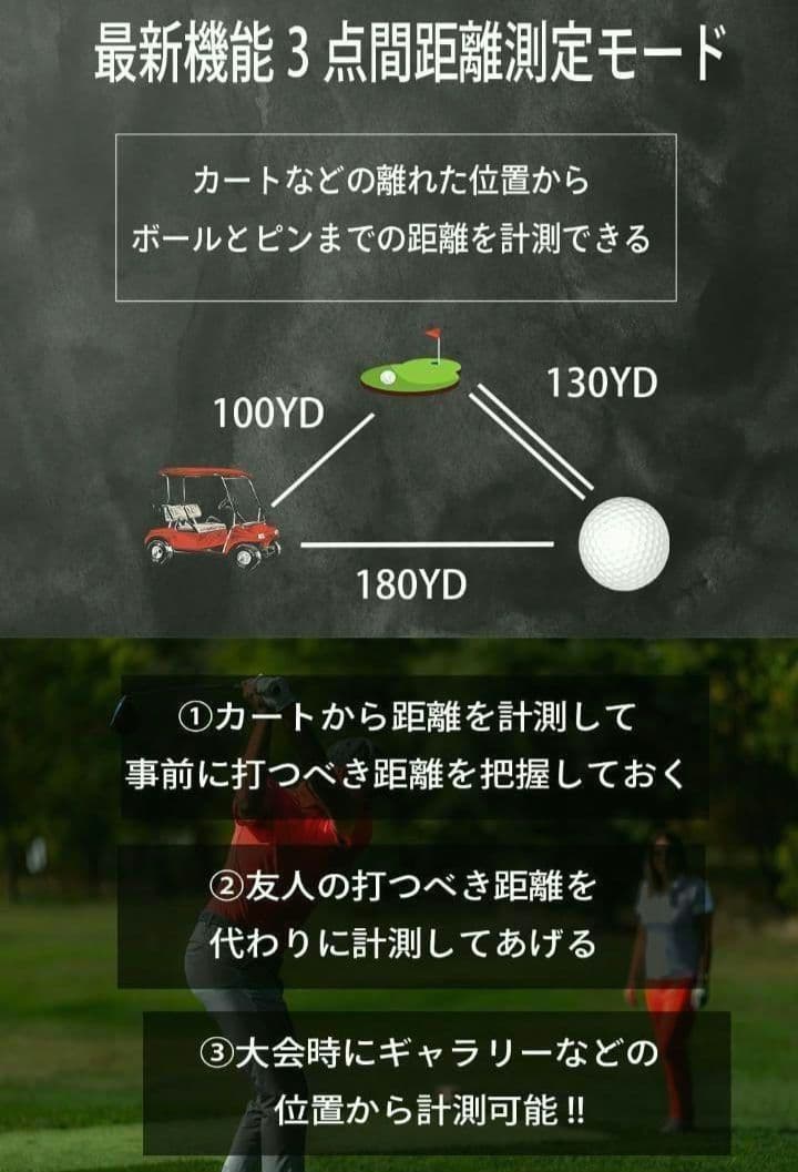 新品　NINJOR GOLF NJ MINI PRO OLED ブラック　，