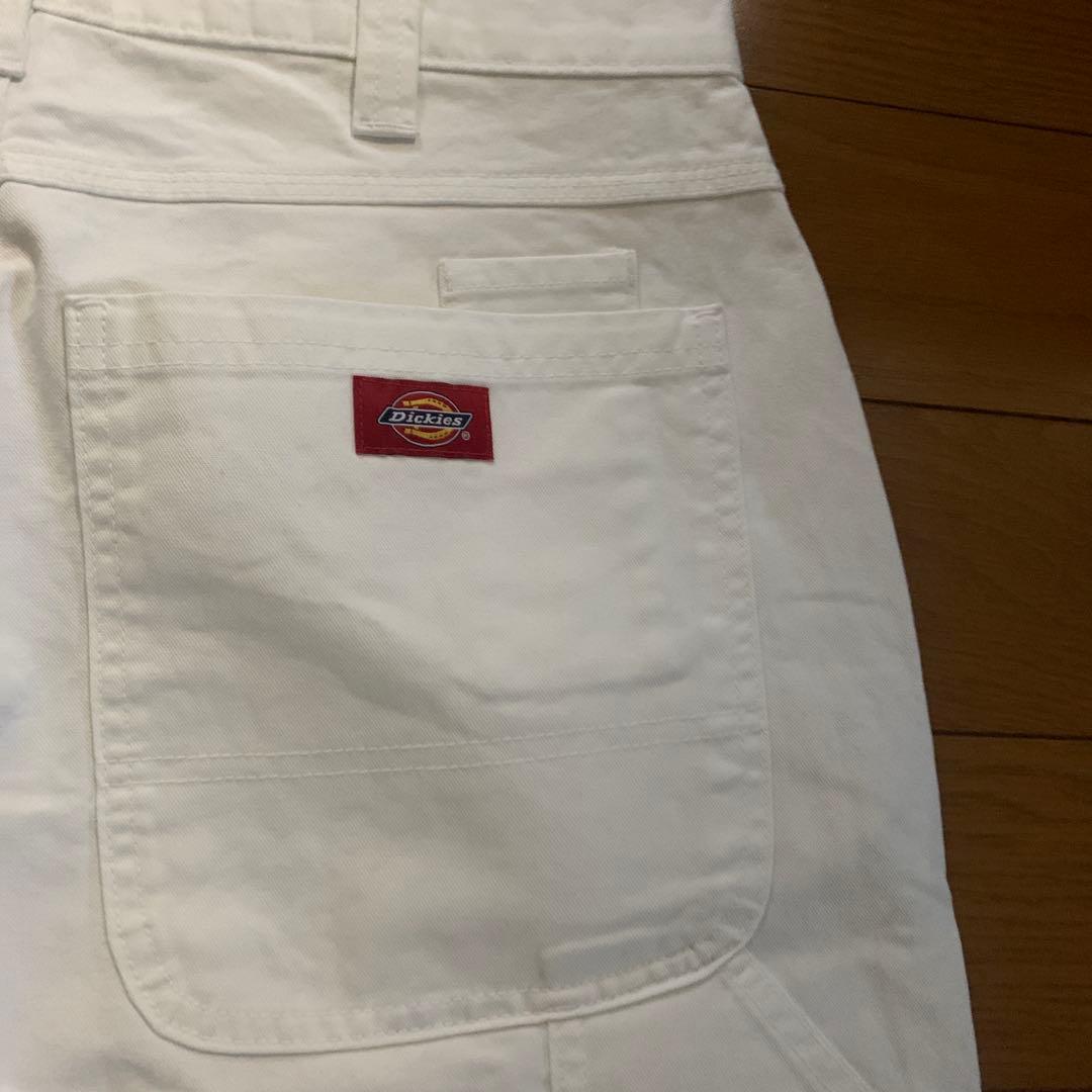 ディッキーズ ダブルニーペインターパンツ 白usa企画 Ｗ３２Ｌ30新品未使用